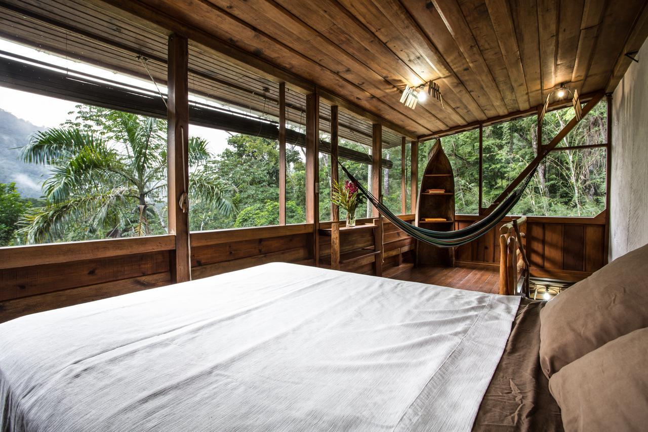 Omega Tours Eco-Jungle Lodge La Ceiba Bagian luar foto